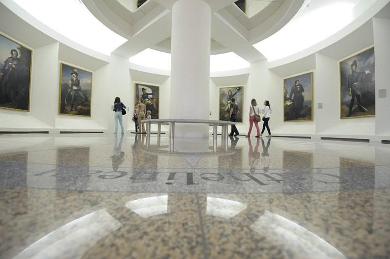 Vue de la galerie d'Histoire, salle des Généraux