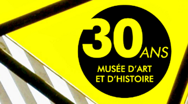 Logo des 30 ans du Musée d'Ar et d'Histoire