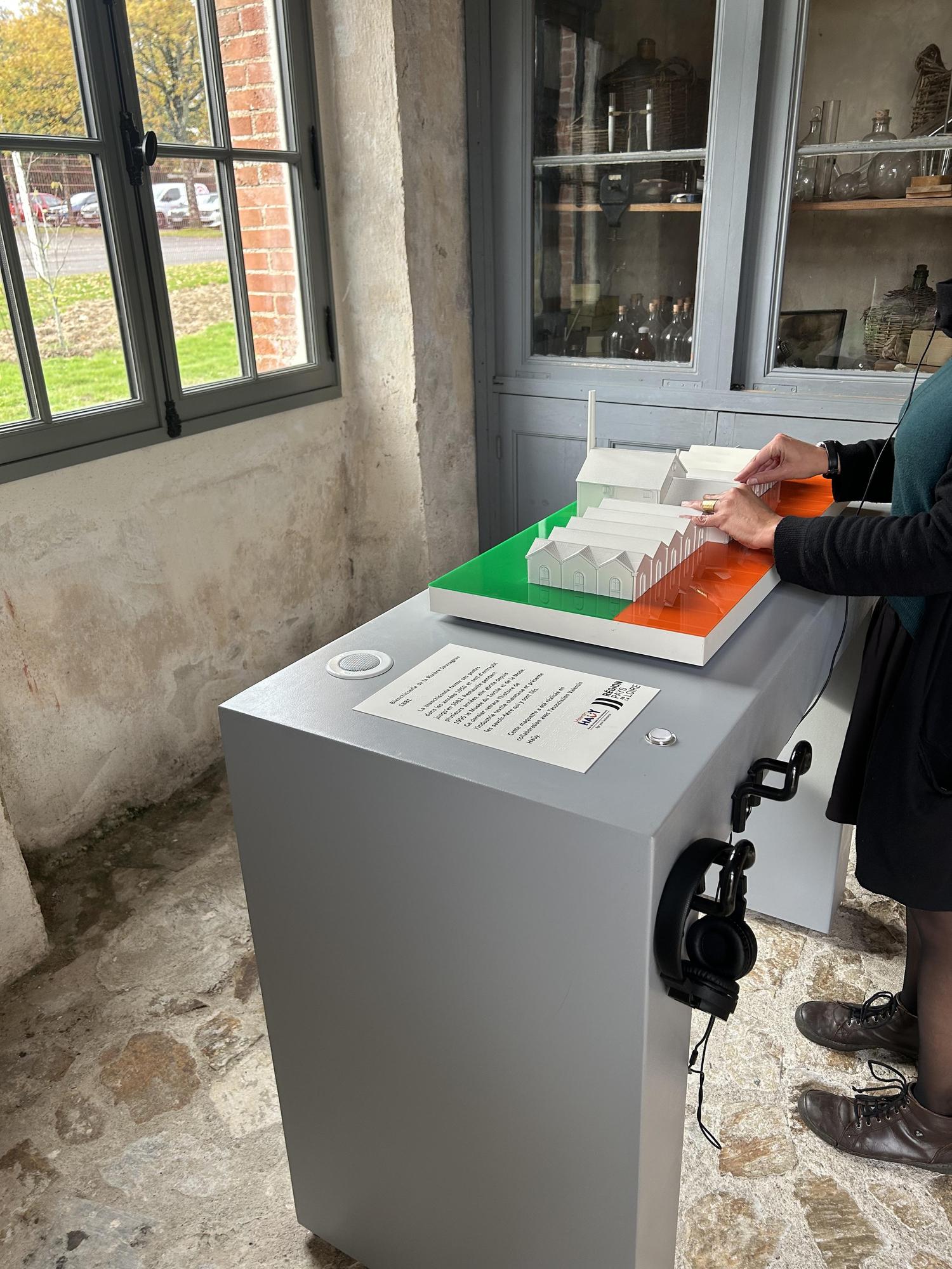 Photographie de la maquette tactile