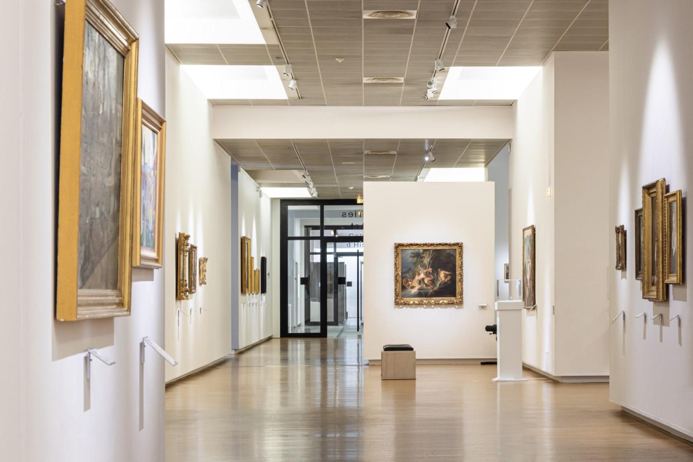 Vue de la galerie d'art